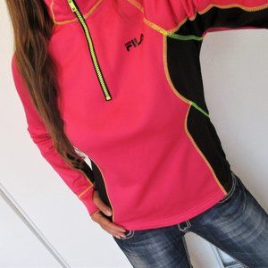 FILA SPORT Top Size Medium 1/4 Zip Pullover